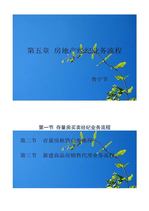 第5章房地产经纪业务流程汇总